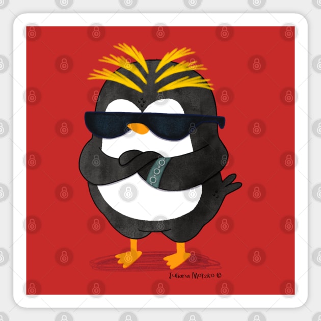 Sid the Rockhopper Penguin Magnet by thepenguinsfamily